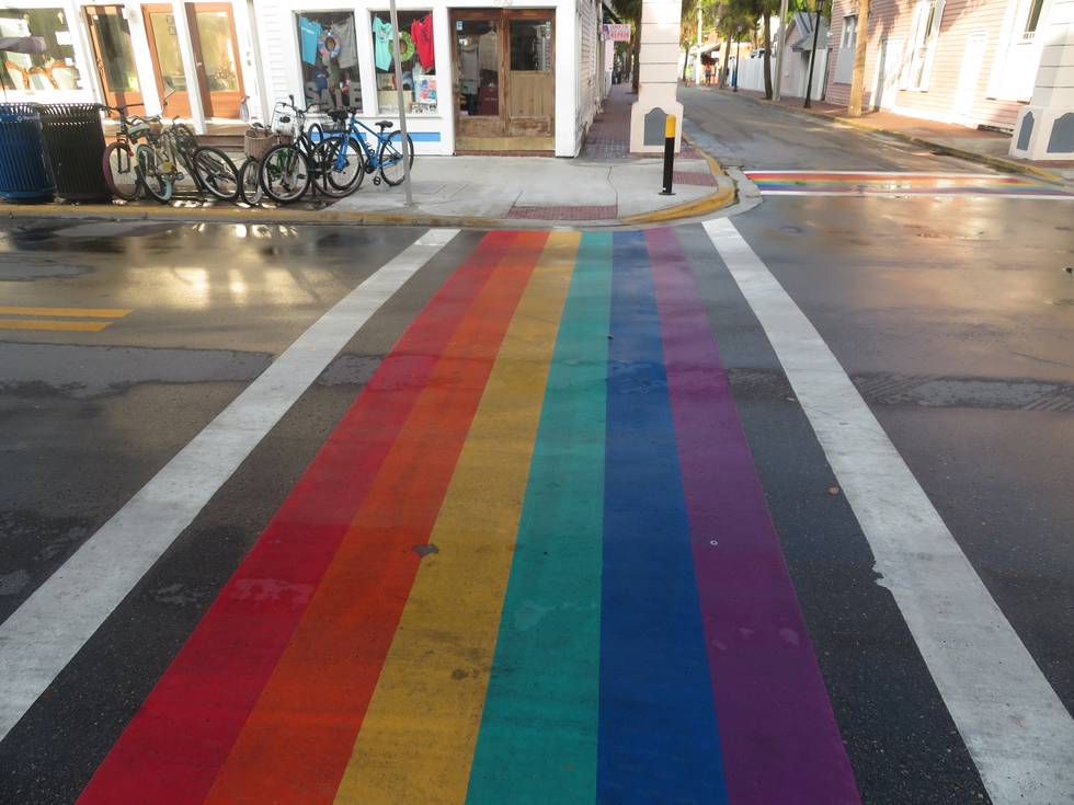 Rainbow Crosswalk, Duval Street, Key West, Florida_Ken_Lund_Flickr.jpg