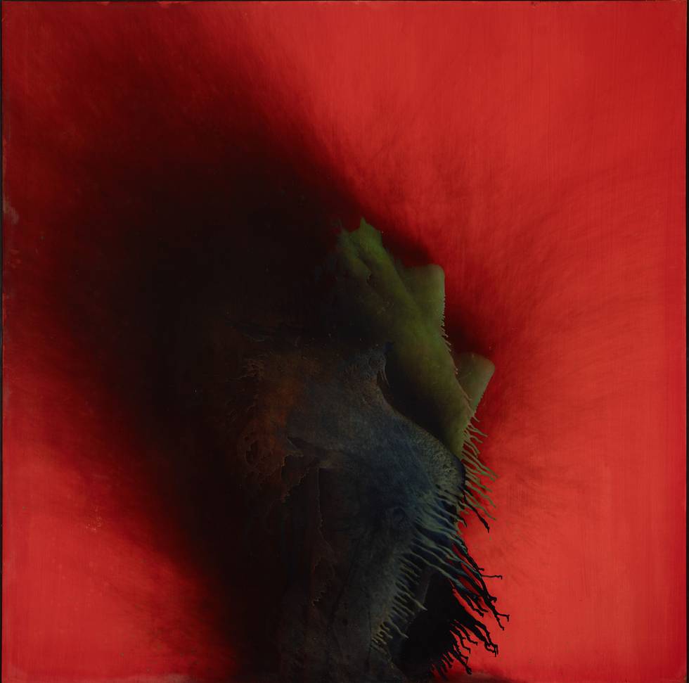 Otto Piene, Red Autumn I, 1975, Stiftung Sammlung Kemp, Kunstpalast Düsseldorf, © VG Bild-Kunst, Bonn