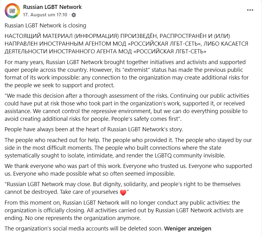 Russian LGBT Network is closing.png