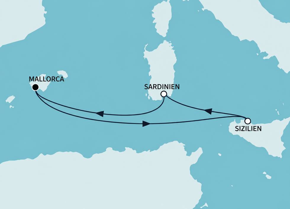 Map Rainbow Cruise 2027