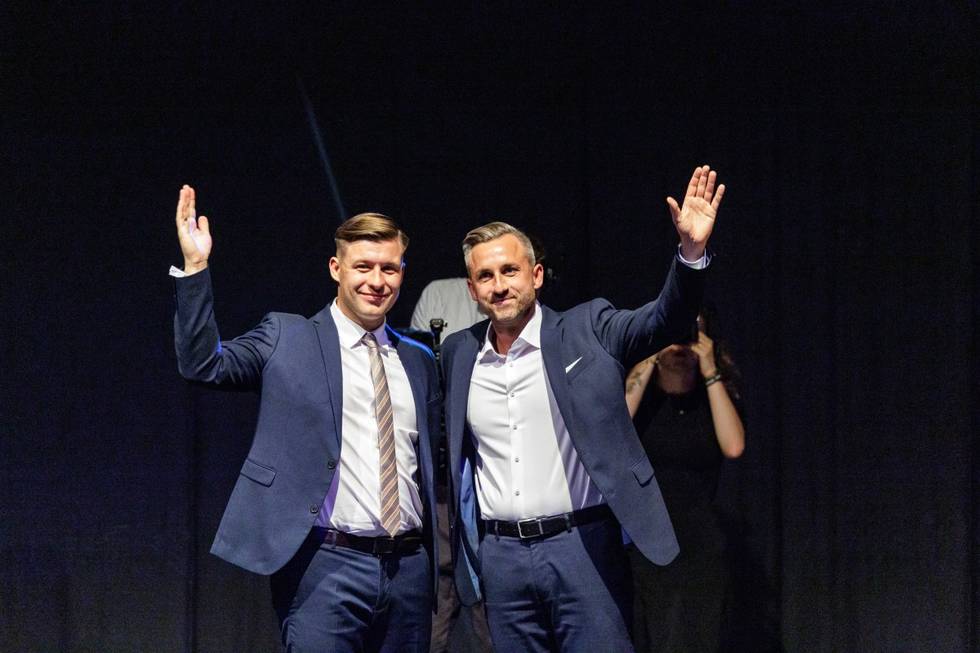 Ulrich Siegmund (rechts) und Jean-Pascal Hohm (links)