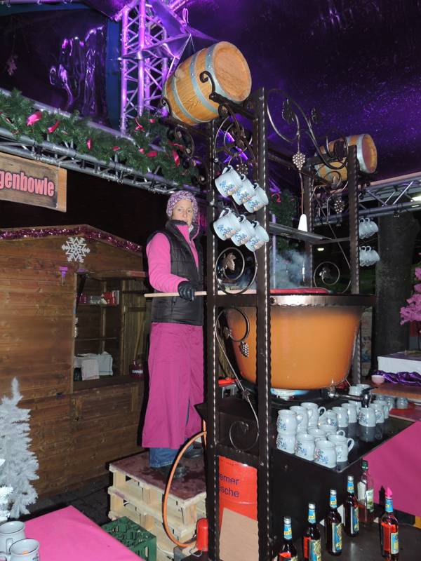 Rosa Weihnachtsmarkt