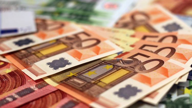 Euro Banknoten Geld