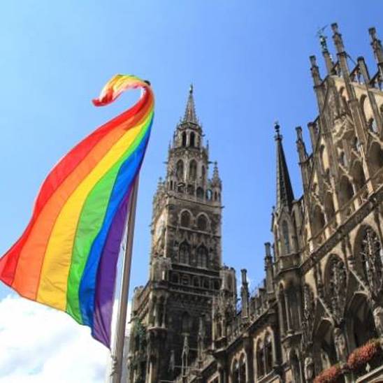 MÜNCHEN, Regenbogenflagge