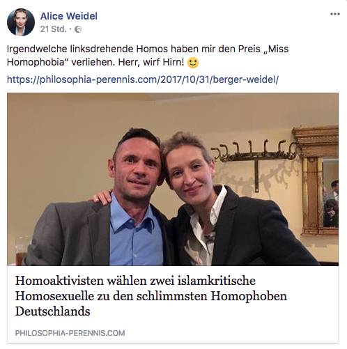 David Berger und Alice Weidel