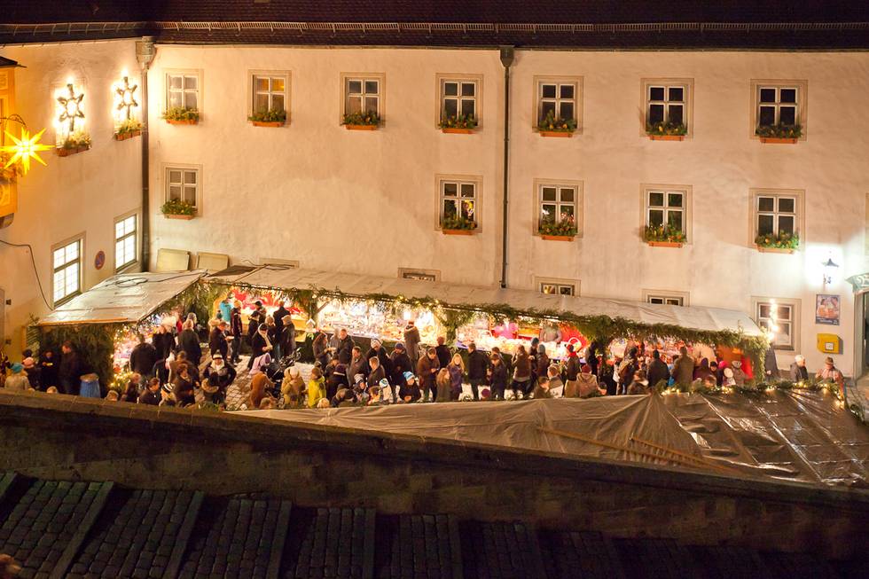 Christkindlmarkt vor dem Kloster Andechs