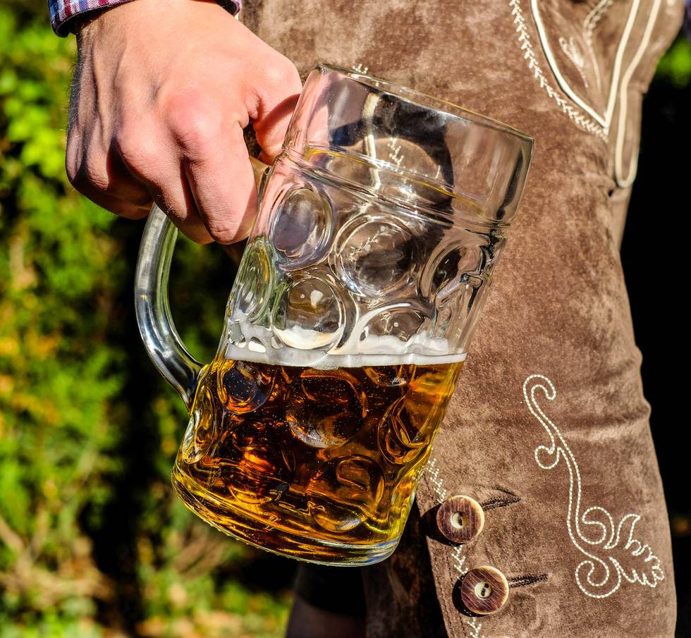 Oktoberfest, Bier und Lederhose