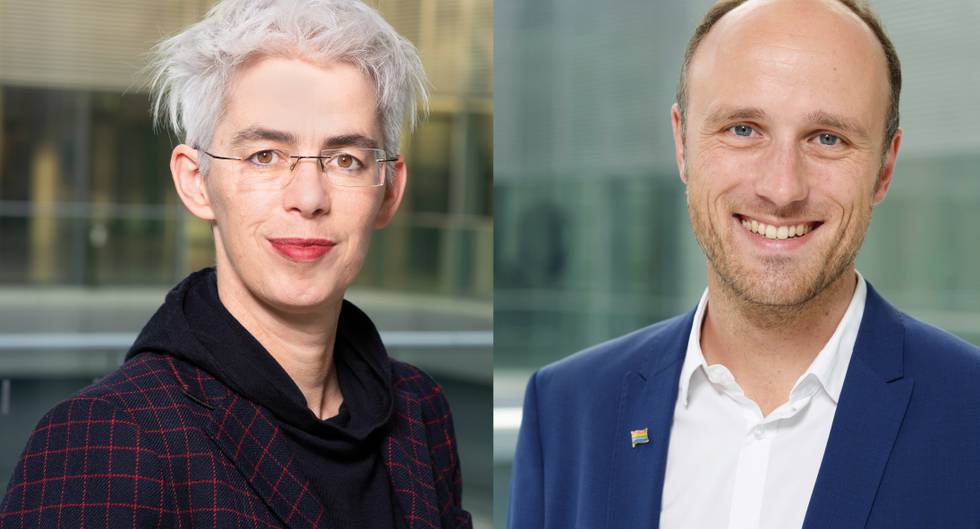 Ulle Schauws und Sven Lehmann
