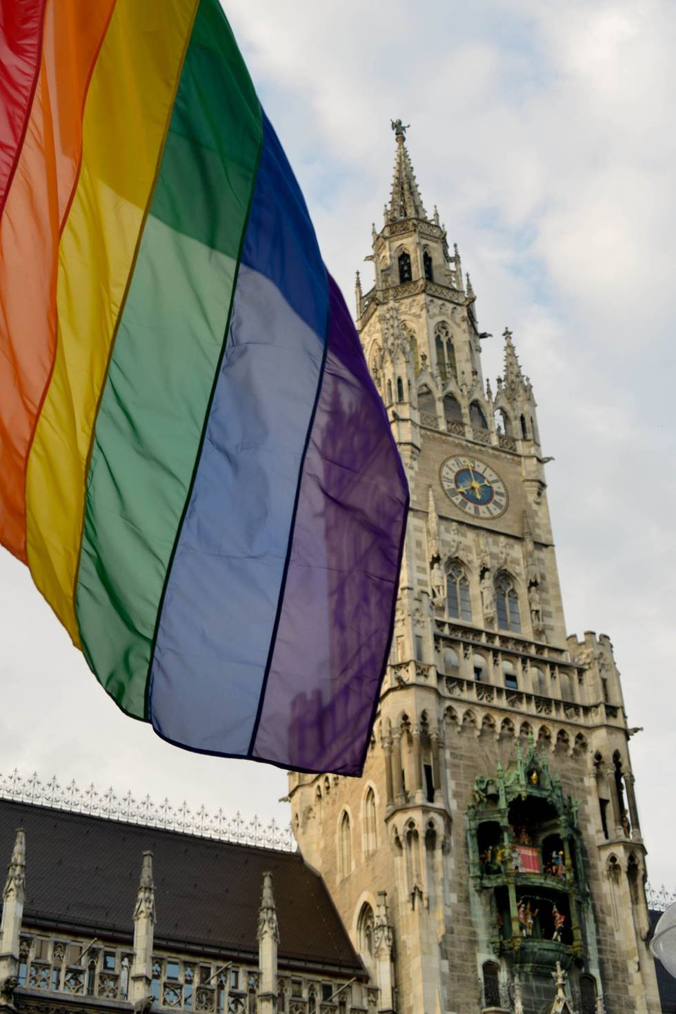 München Rathaus Fahne