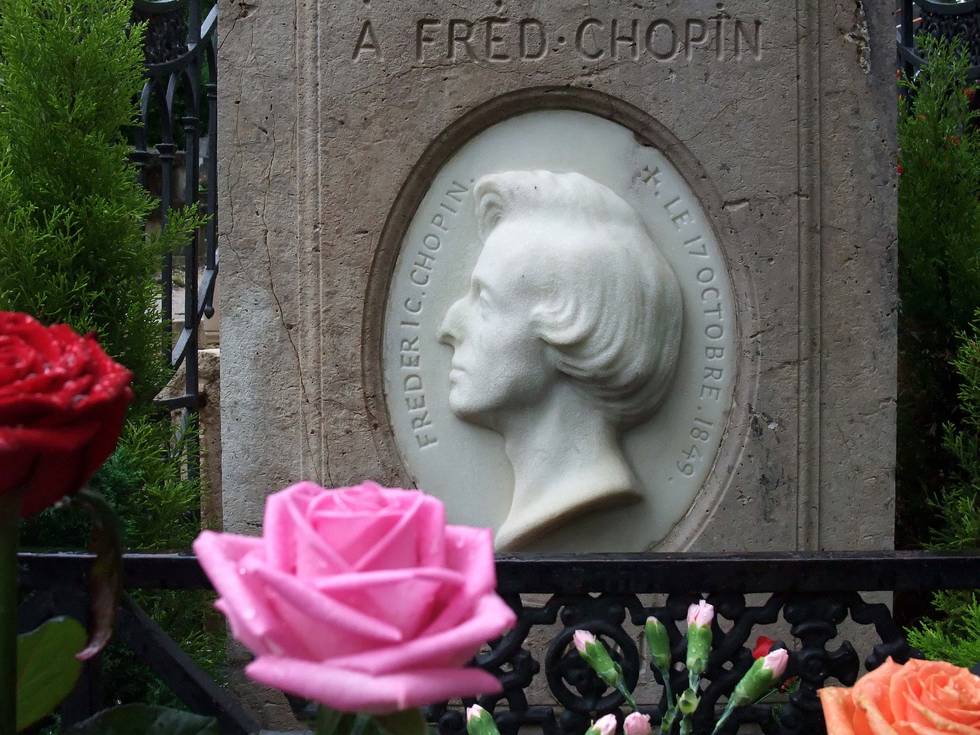 Frederic Chopin Grabstein