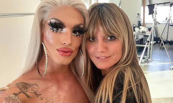 Katy Bähm und Heidi Klum