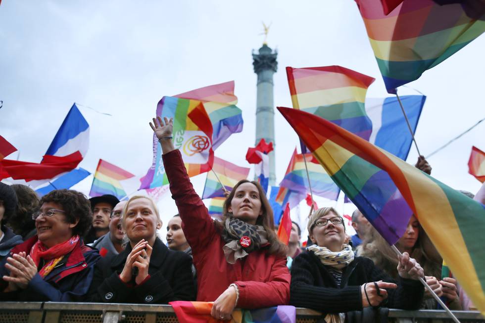 FILES-FRANCE-SOCIAL-HOMOSEXUALITY-MARRIAGE-ANNIVERSARY