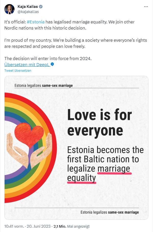 Twitter_Kaja_Kallas_Estland_Ehe-für-alle.png