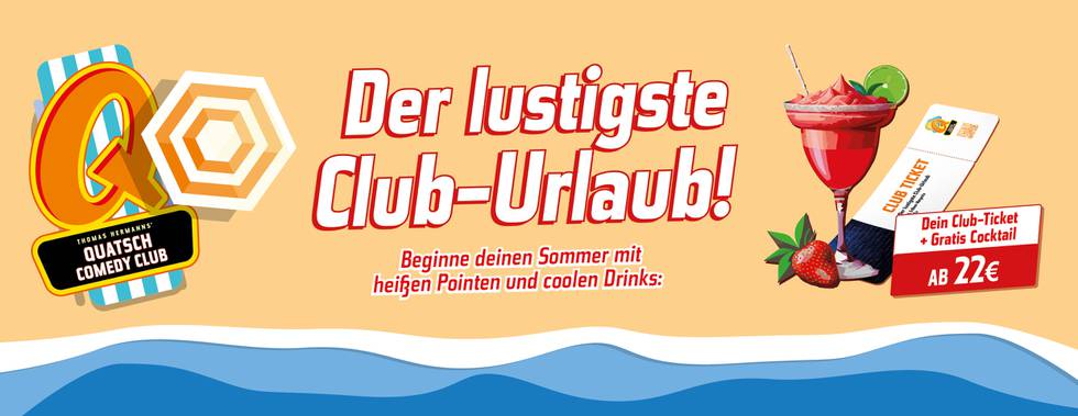 Quatsch Comedy Club Advertorial Banner