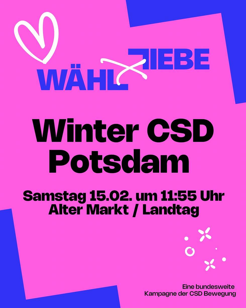Postdam, CSD Potsdam, Regenbogen e. V.